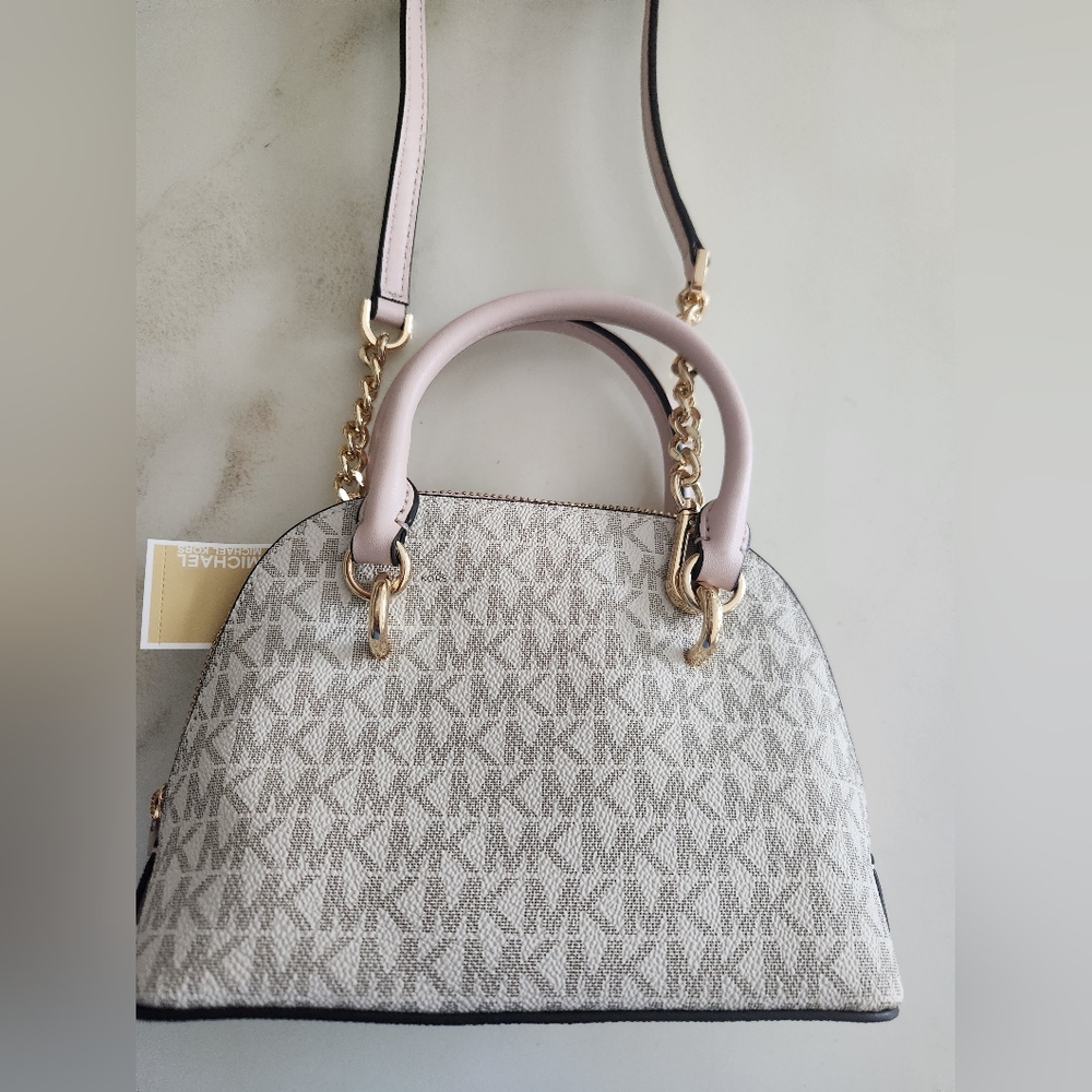 Michael Kors XS Jet Set Travel Mini Satchel With Crossbody Strap. Blush! New! - Picture 2 of 11
